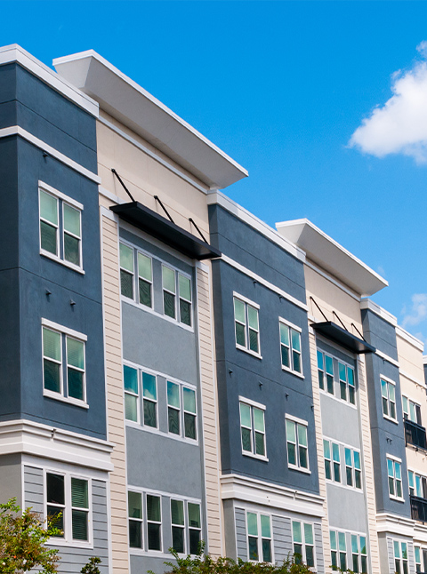 Modern Apartment Building for Rent