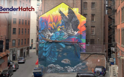 New Mural Brings Color and Creativity to Bender Hatch Insurance